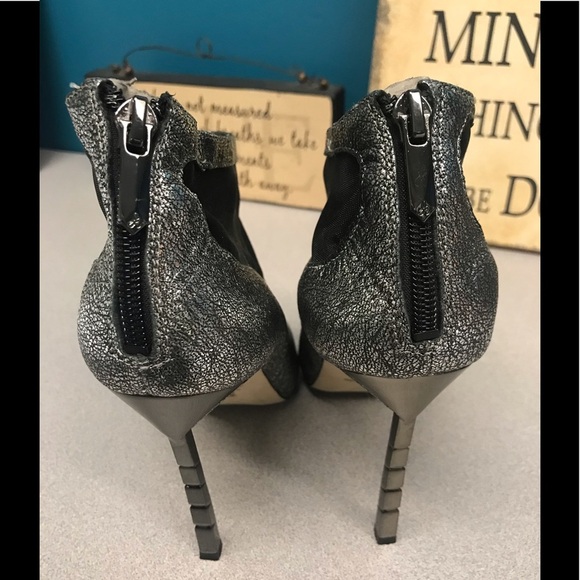 Sam Edelman Black/Sterling Silver Argento Lea - Picture 4 of 6